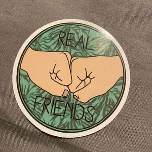 🌈20/$12🌈 Real Friends Fist Bump Sticker